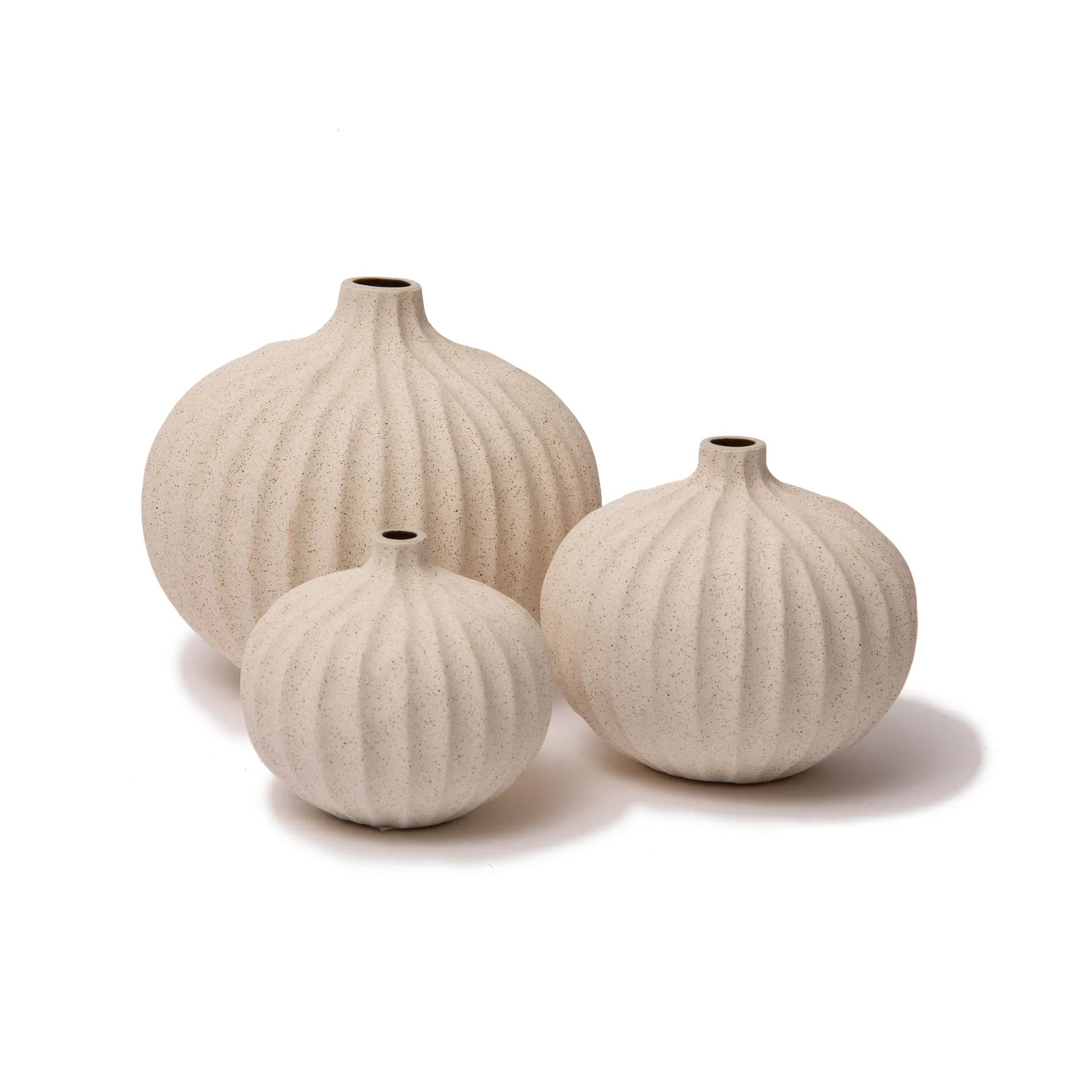 바리 화병, Sand white light deep line, S Lindform