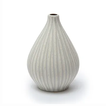 고베 화병 - Sand white stone stripe - Lindform