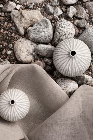 바리 화병 - Stonestripe light grey rough, M - Lindform