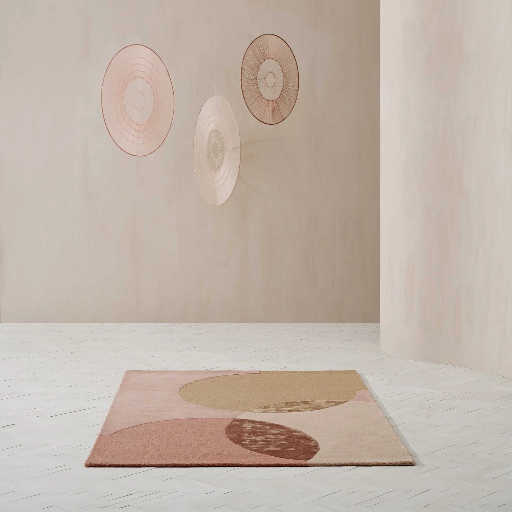 칼데라 러그 140x200 cm, mustard Linie Design | 리니디자인