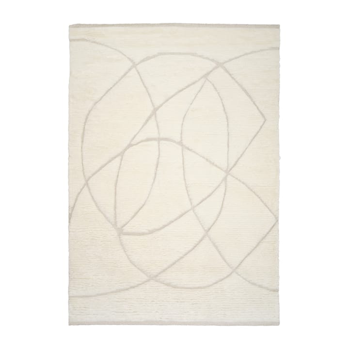 Lineal Sweep 울 러그 - White. 140x200 cm - Linie Design | 리니디자인
