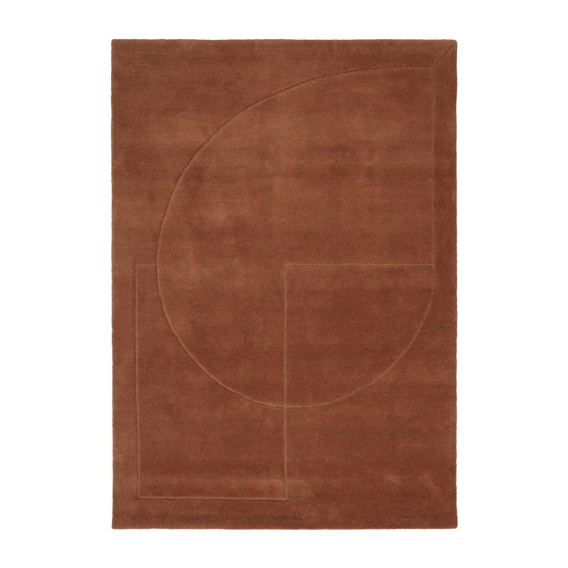 리니얼 Poem 울 러그, Amber. 200x300 cm Linie Design | 리니디자인