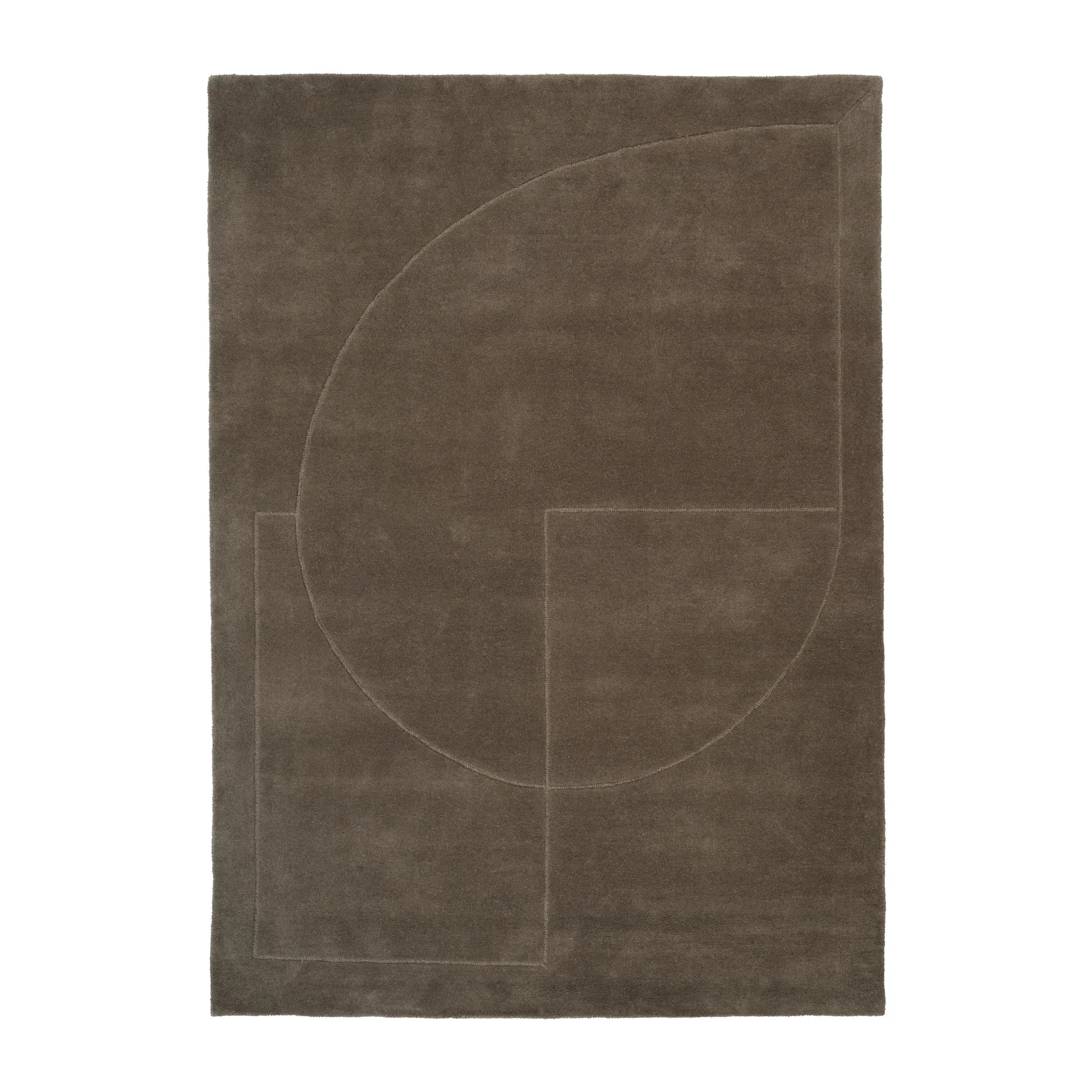 리니얼 Poem 울 러그, Moss. 170x240 cm Linie Design | 리니디자인