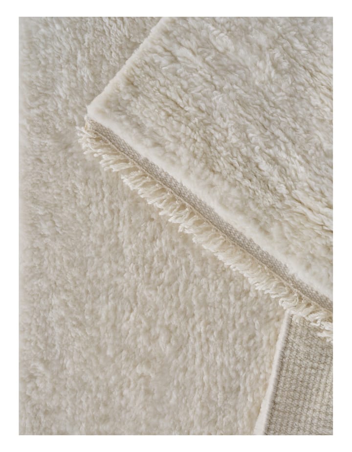 소프트 사바�나 울 러그 - White. 170x240 cm - Linie Design | 리니디자인