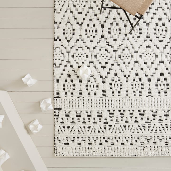 Zelbio 울 카페트 140x200 cm, White-black Linie Design | 리니디자인