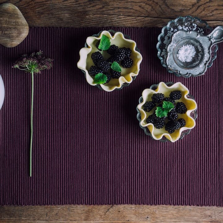 우니 테이블매트 35x46 cm 2개 세트, Burgundy red Linum | 리눔