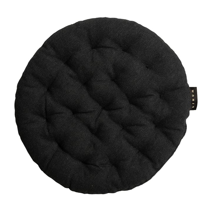 페퍼 의자 패드  Ø37 cm - Black blended - Linum | 리눔