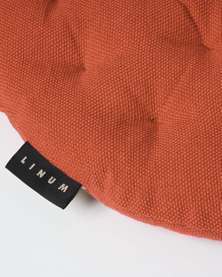 페퍼 의자 패드 Ø37 cm, Rust orange Linum | 리눔