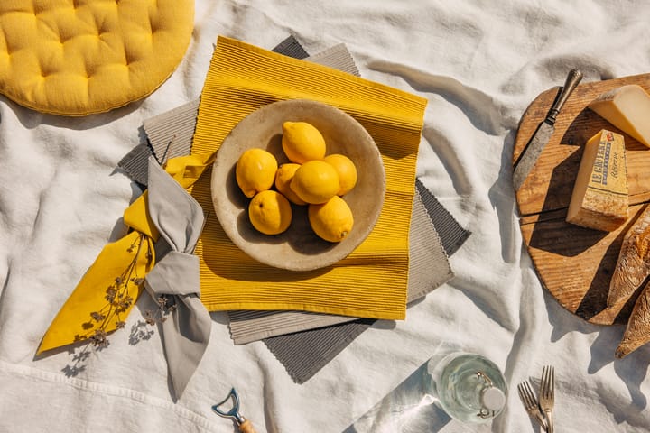 로버트 냅킨 4개 세트, Mustard yellow Linum | 리눔