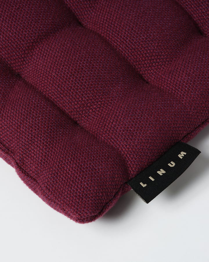 페퍼 체어 쿠션 40x40 cm, Burgundy red Linum | ��리눔