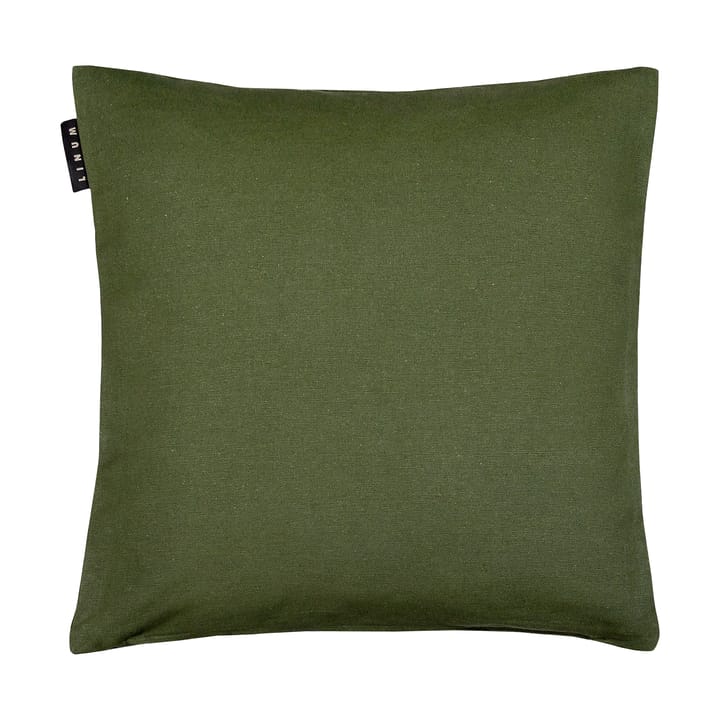 안나벨 쿠션 커버 40x40 cm - Dark olive green - Linum | 리눔