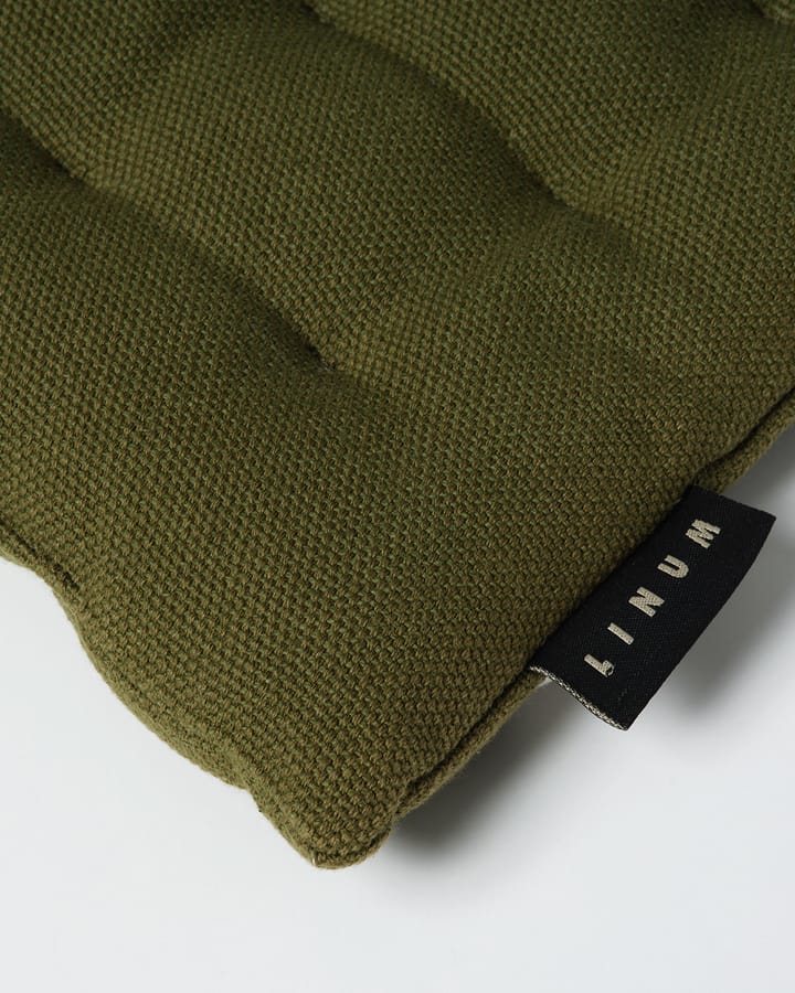 페퍼 체어 쿠션 40x40 cm, Olive green Linum | 리눔