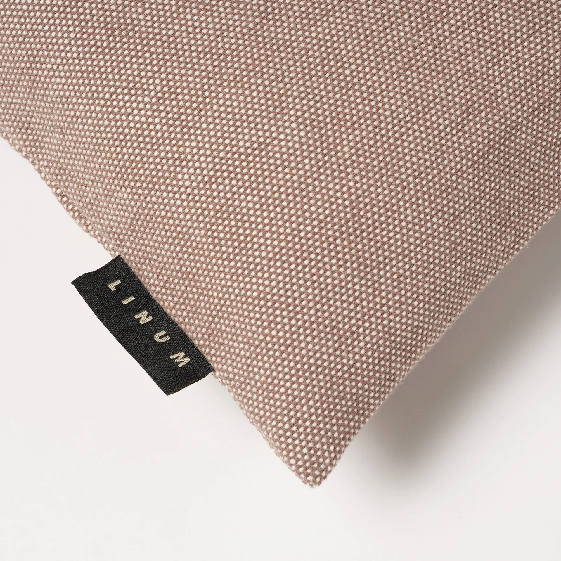 페퍼 베개커버 50x50 cm, Dark mole brown Linum | 리눔