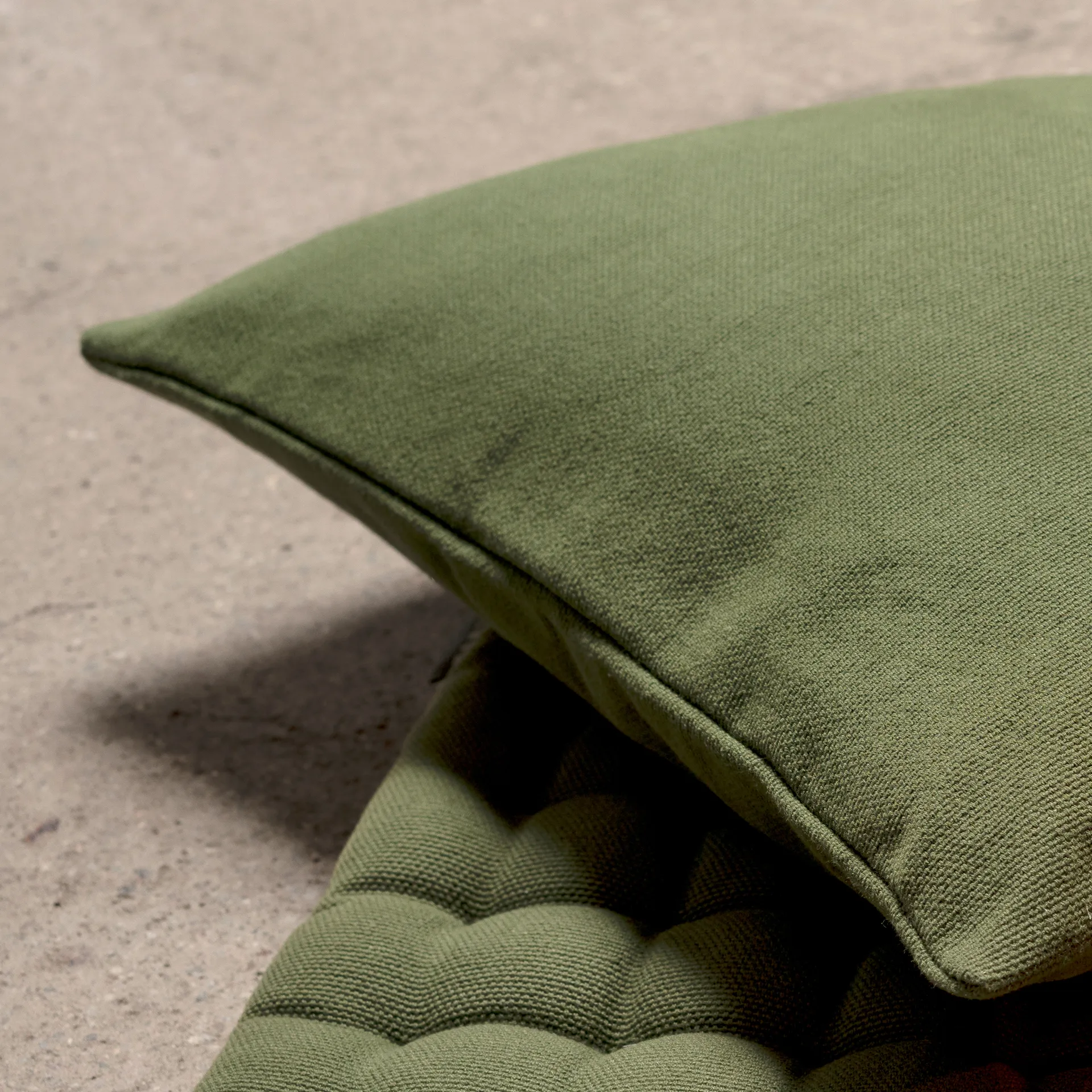 페퍼 베개커버 50x50 cm, Dark olive green Linum | 리눔