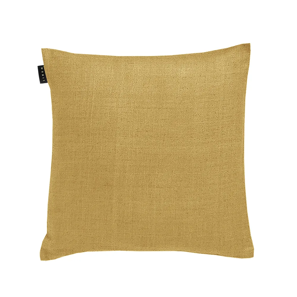 세타 쿠션 커버 50x50, Straw yellow Linum | 리눔