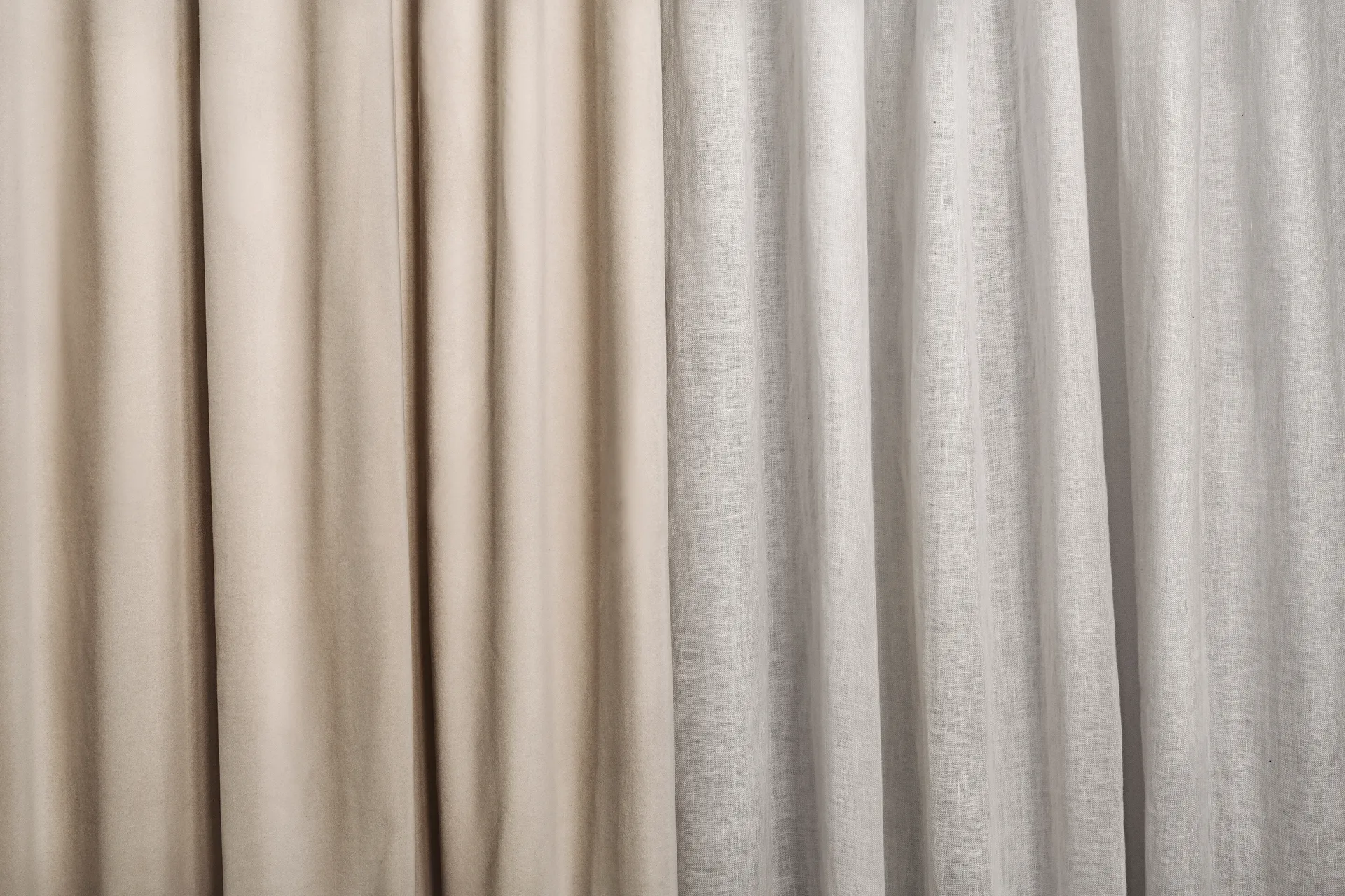 인터메조 커튼, Creamy beige Linum | 리눔