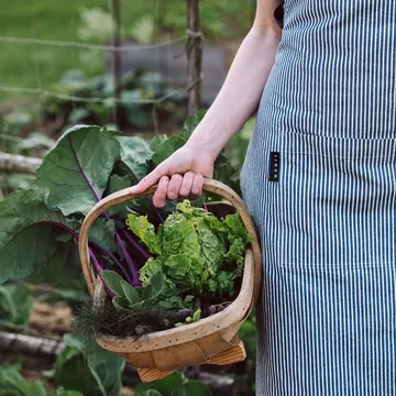 엠마 앞치마 - Indigo blue - Linum | 리눔
