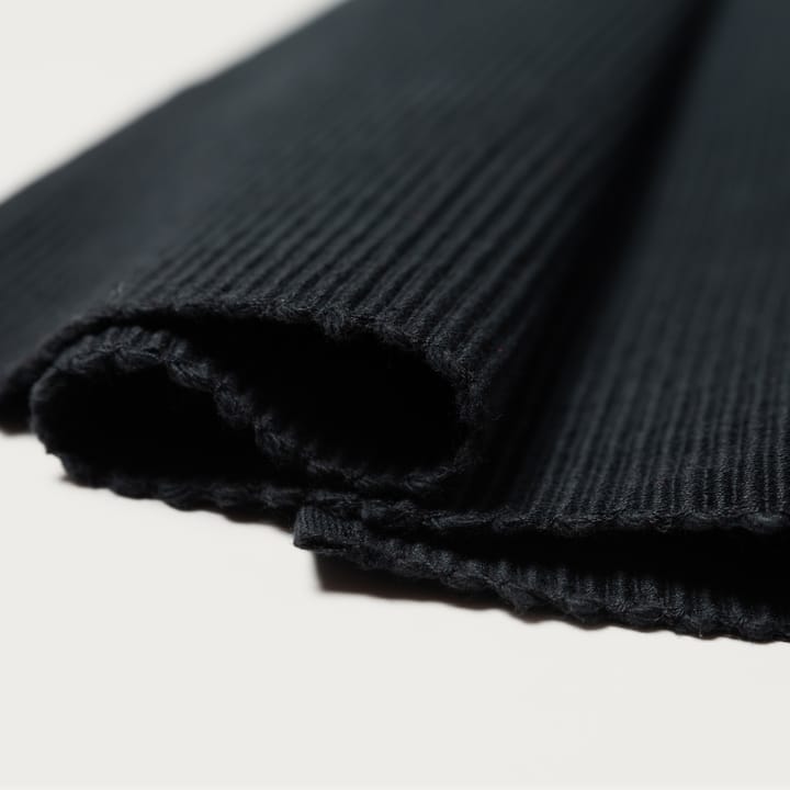 Uni 테이블 러너 45x150 cm, Black Linum | 리눔