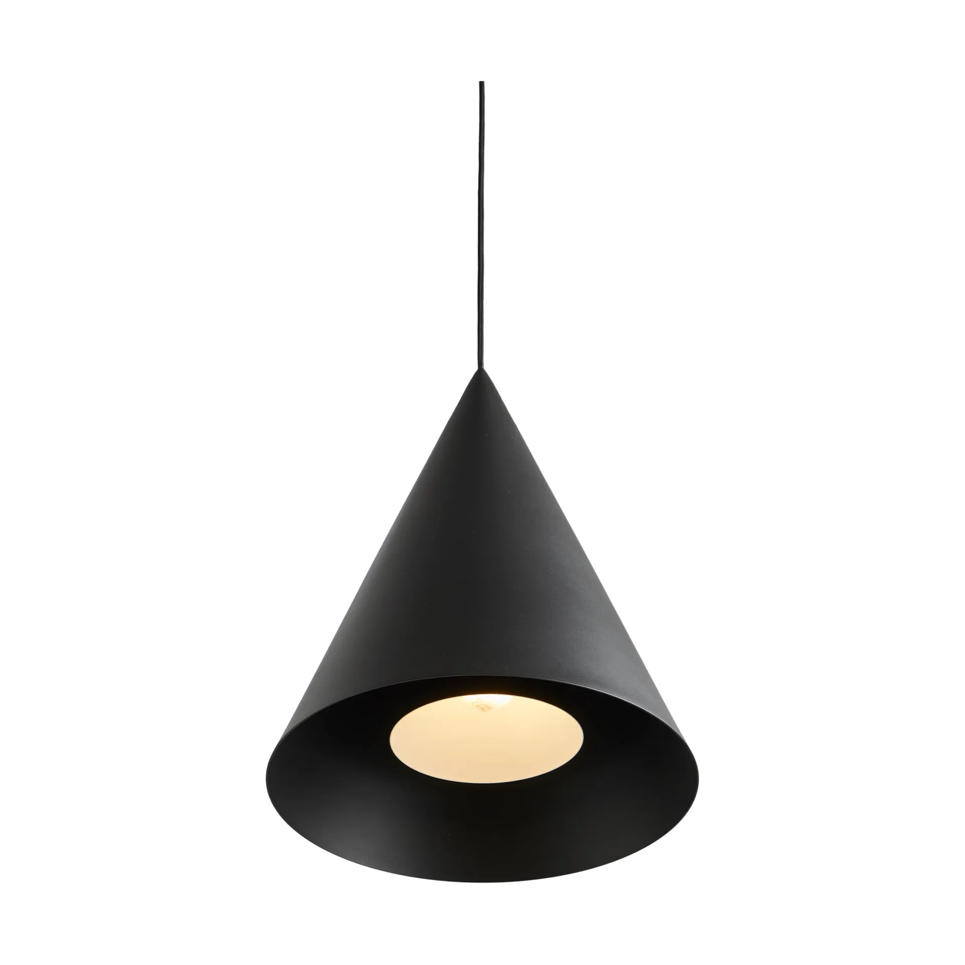 한주 펜던트 조명, Black, Ø35 cm Loom Design