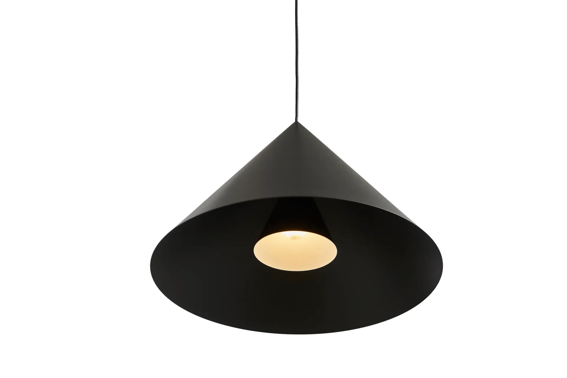 한주 펜던트 조명, Black, Ø55 cm Loom Design