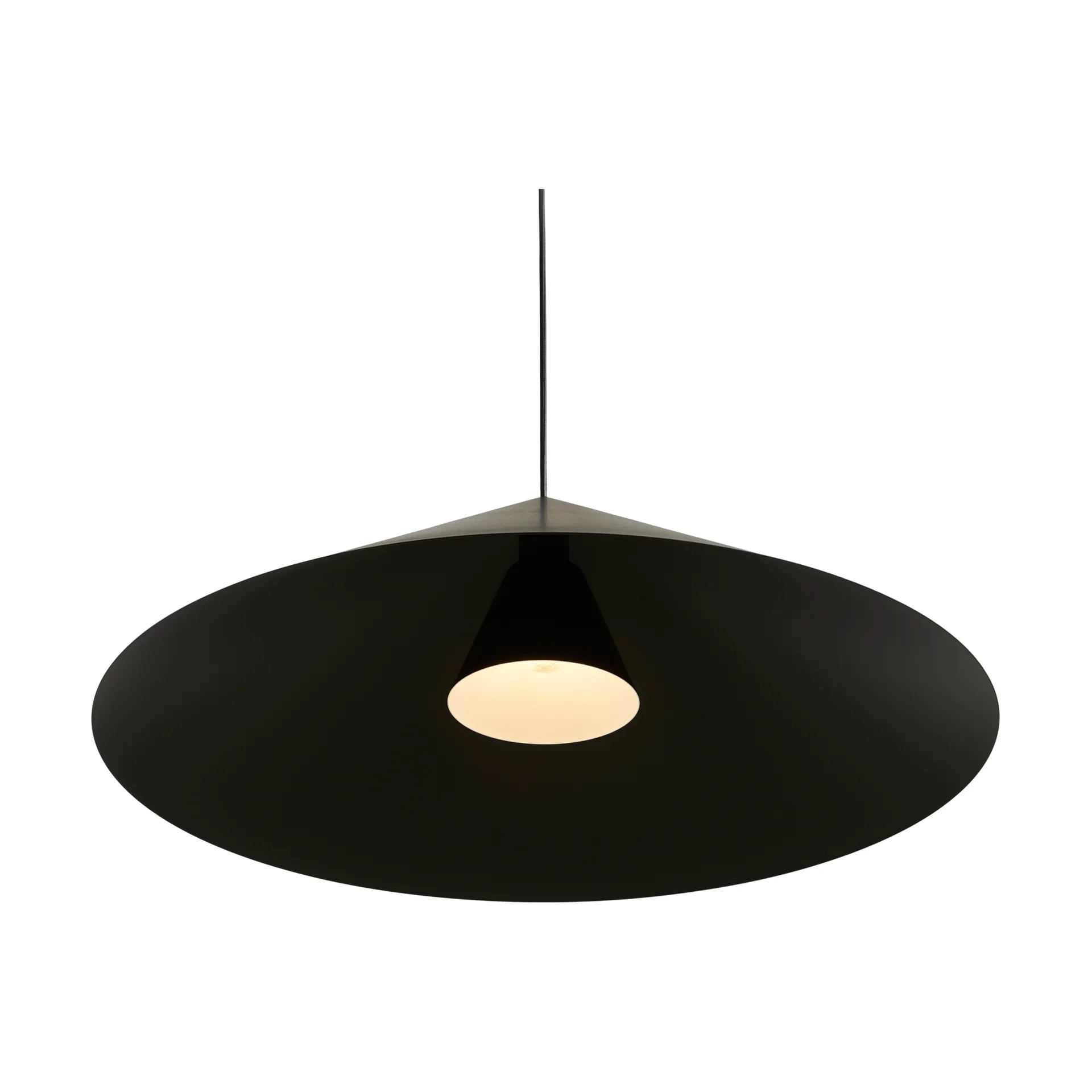 한주 펜던트 조명, Black, Ø75 cm Loom Design