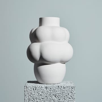 벌룬 04 화병 세라믹 - raw white - Louise Roe