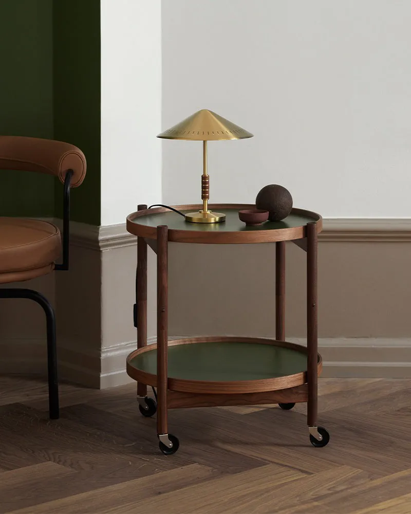 거버너 250 테이블 조명, Brass-walnut LYFA