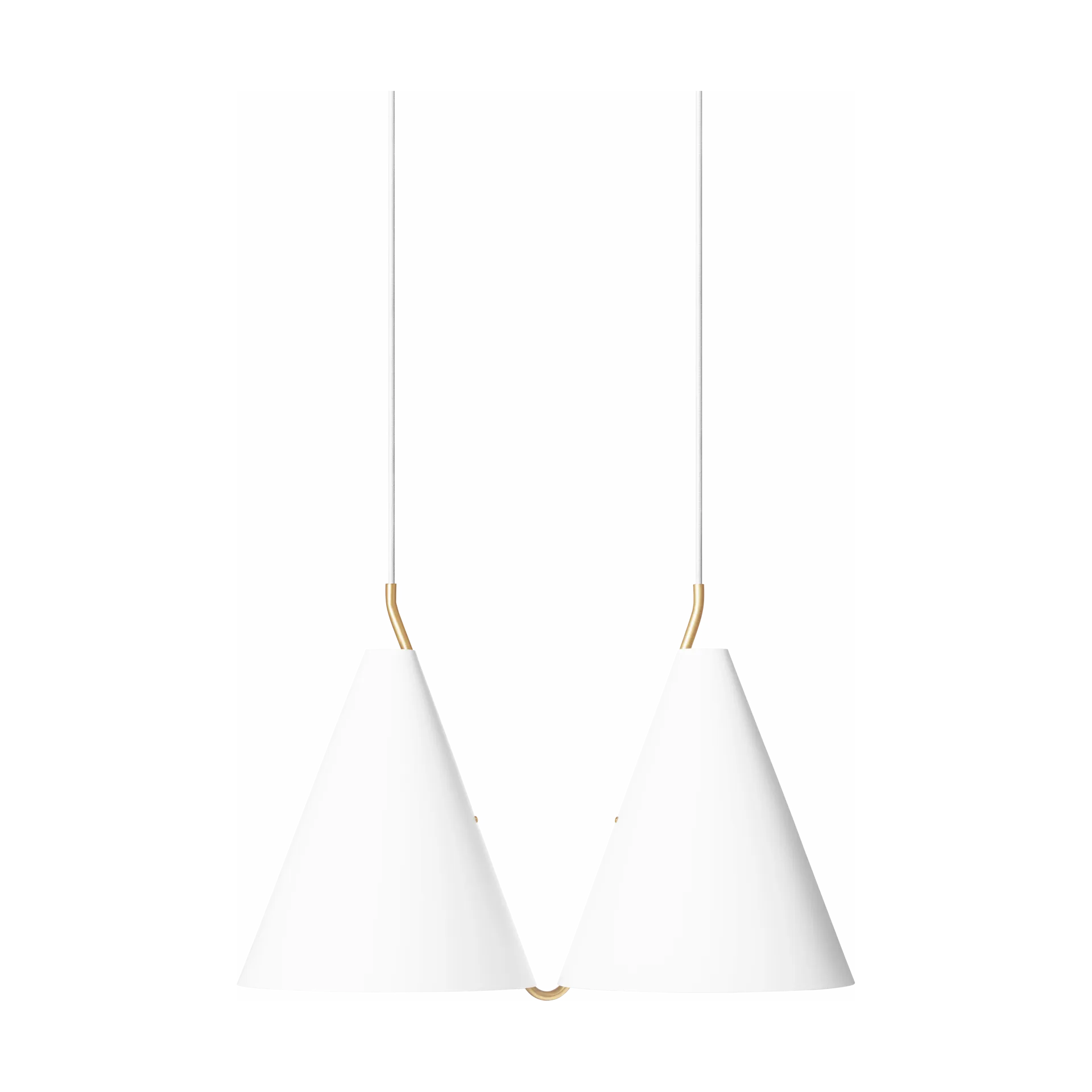 모자이크 II 사이드 바이 사이드 250 펜던트, White LYFA