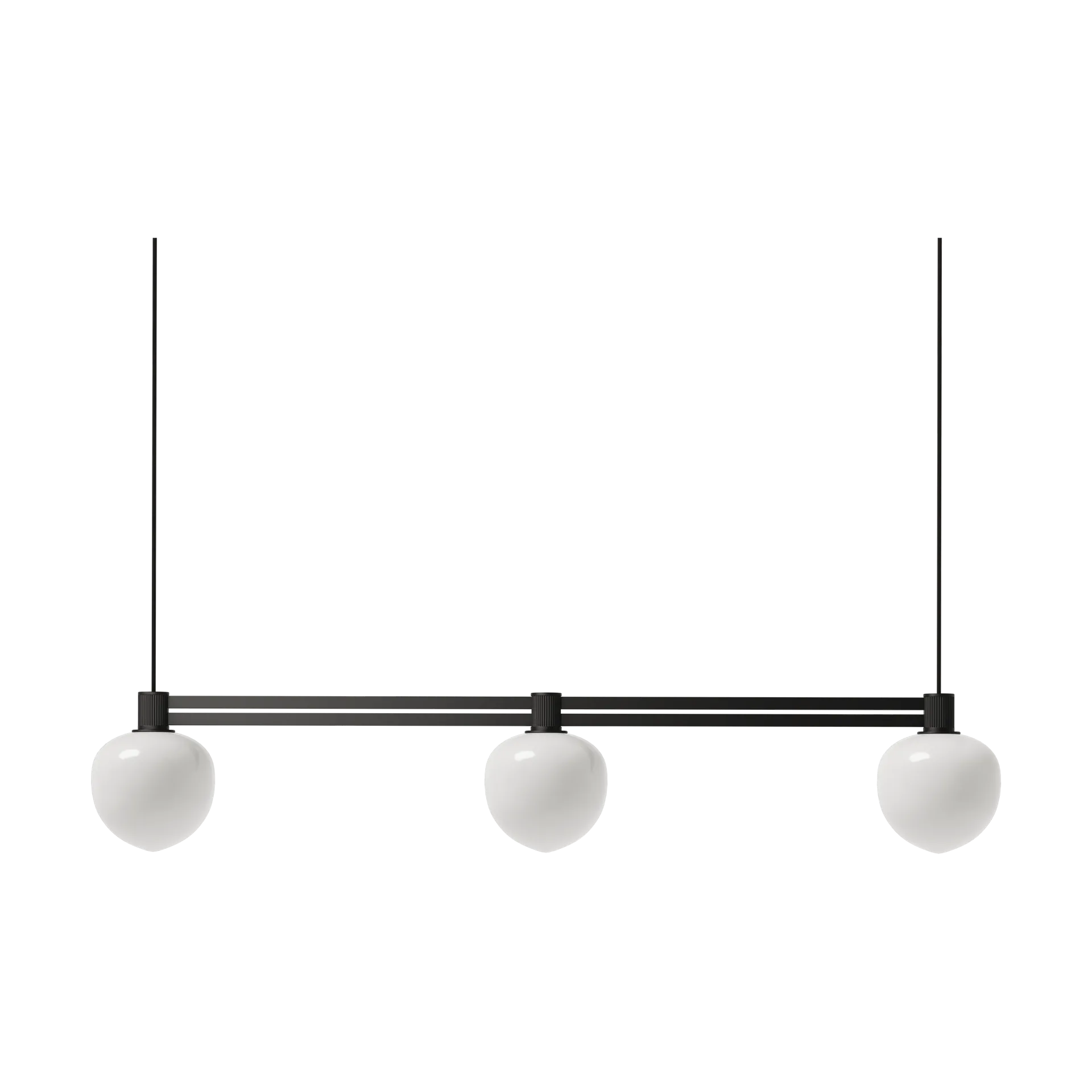 메모아 III 사이드 바이 사이드 120 펜던트 조명, Black LYFA