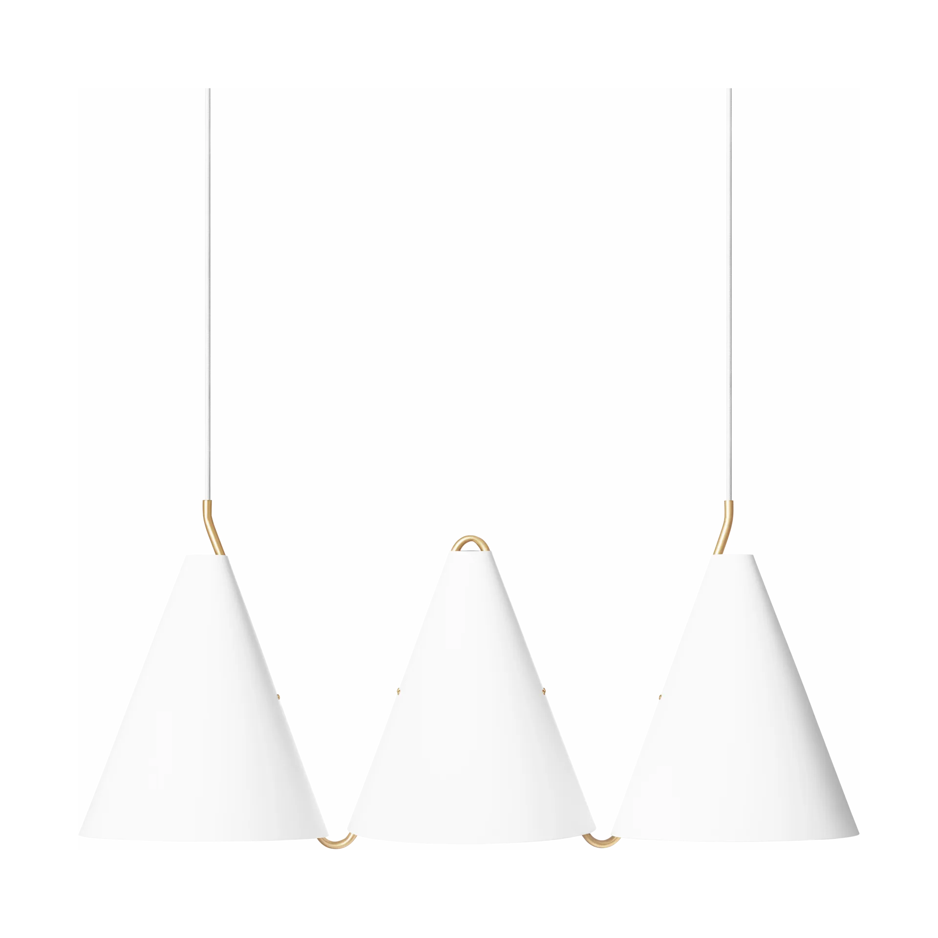 모자이크 III 사이드 바이 사이드 250 펜던트, White LYFA