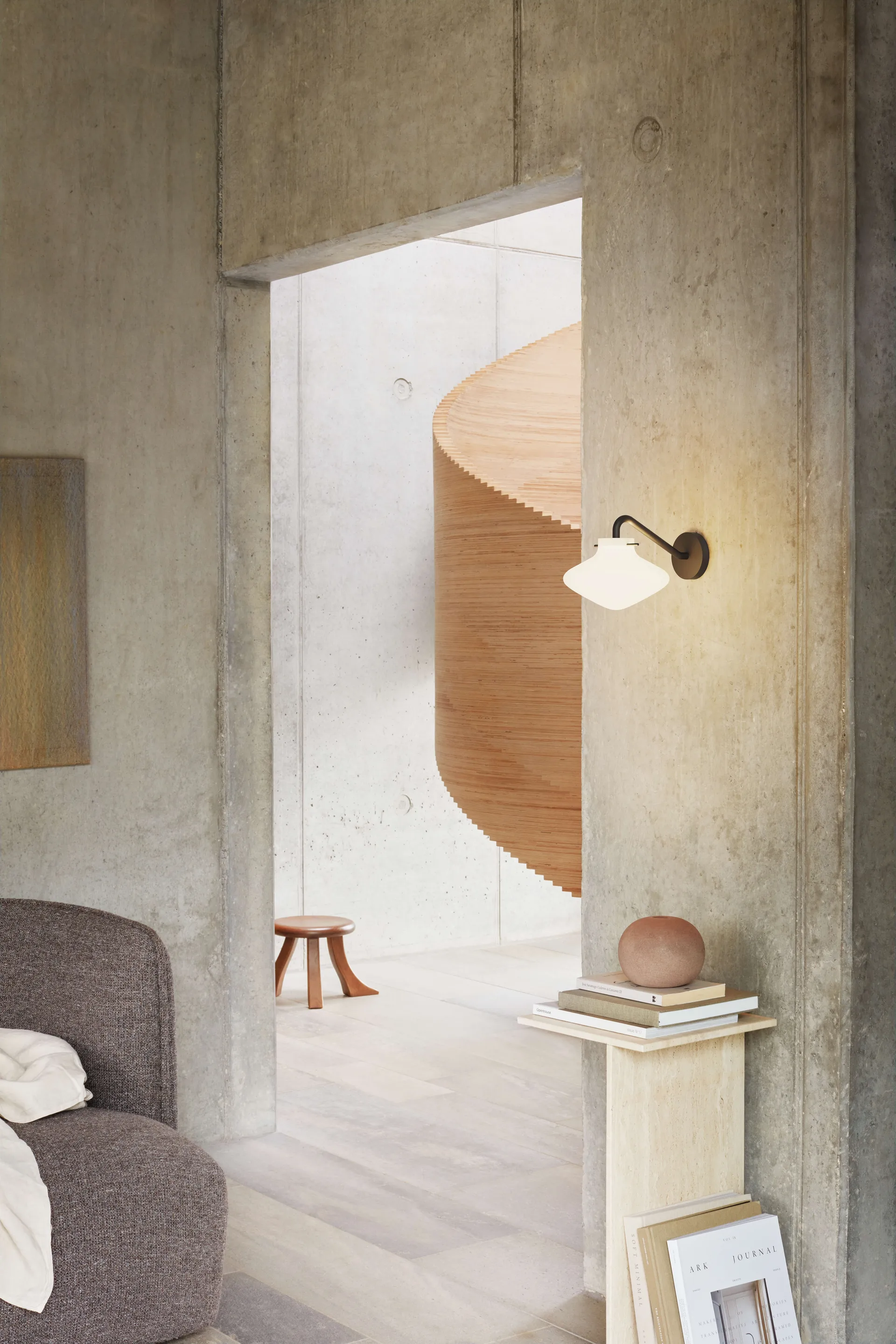 Repose 175 벽 조명, Black LYFA