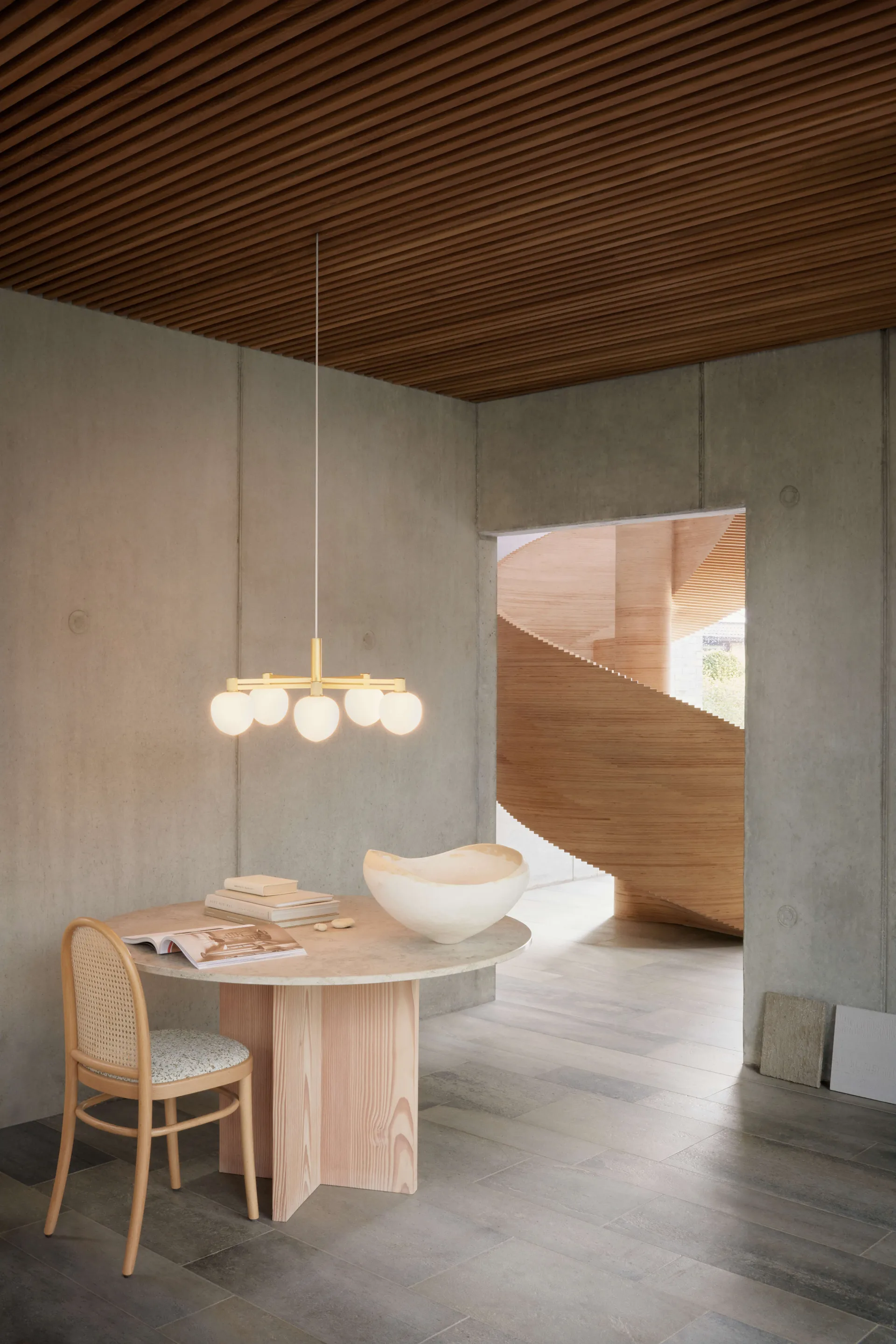 메모아 V 120 샹들리에 펜던트 조명, Brass LYFA