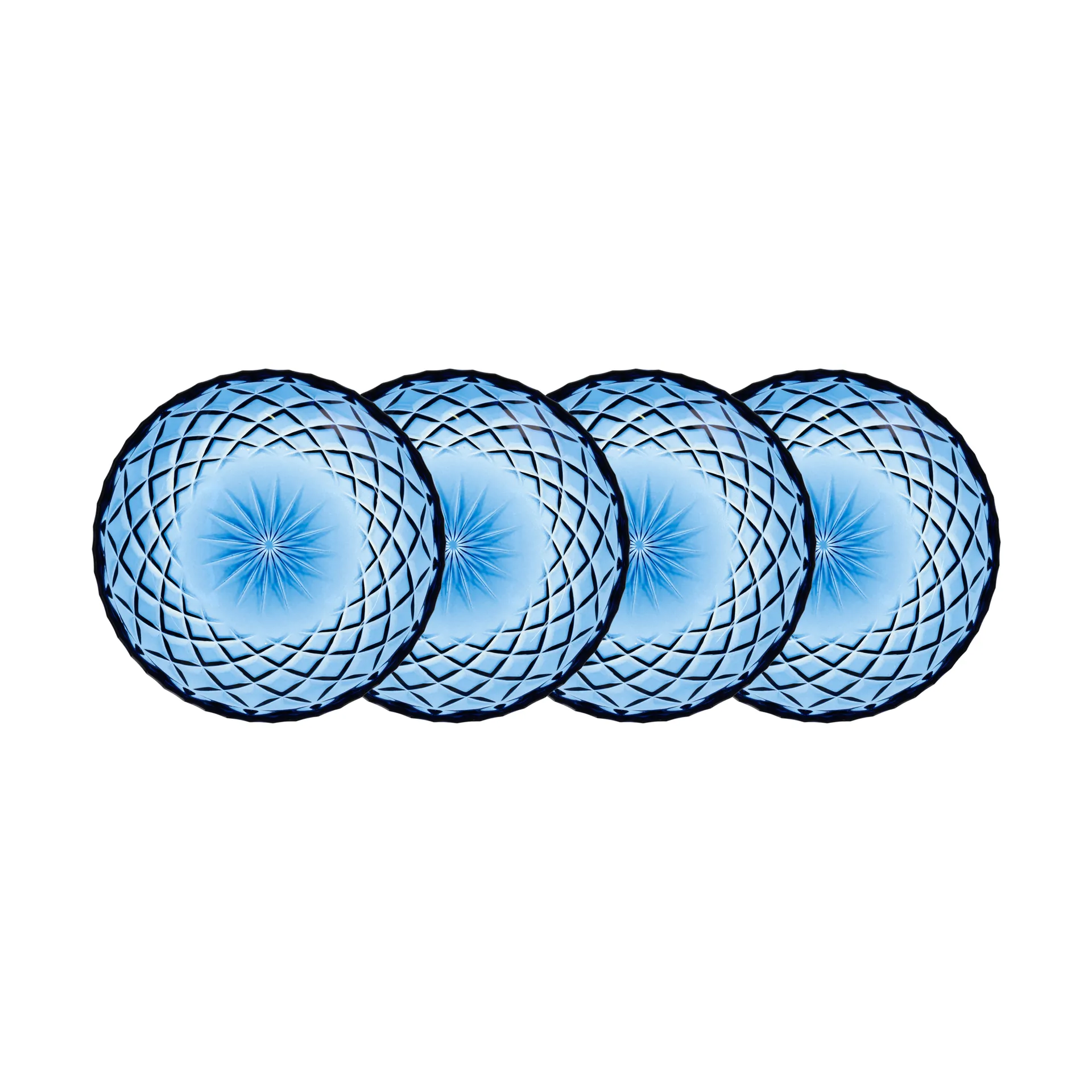 소렌토 스몰 접시 Ø16 cm 4개 세트, Blue Lyngby Glas | 링비 글라스