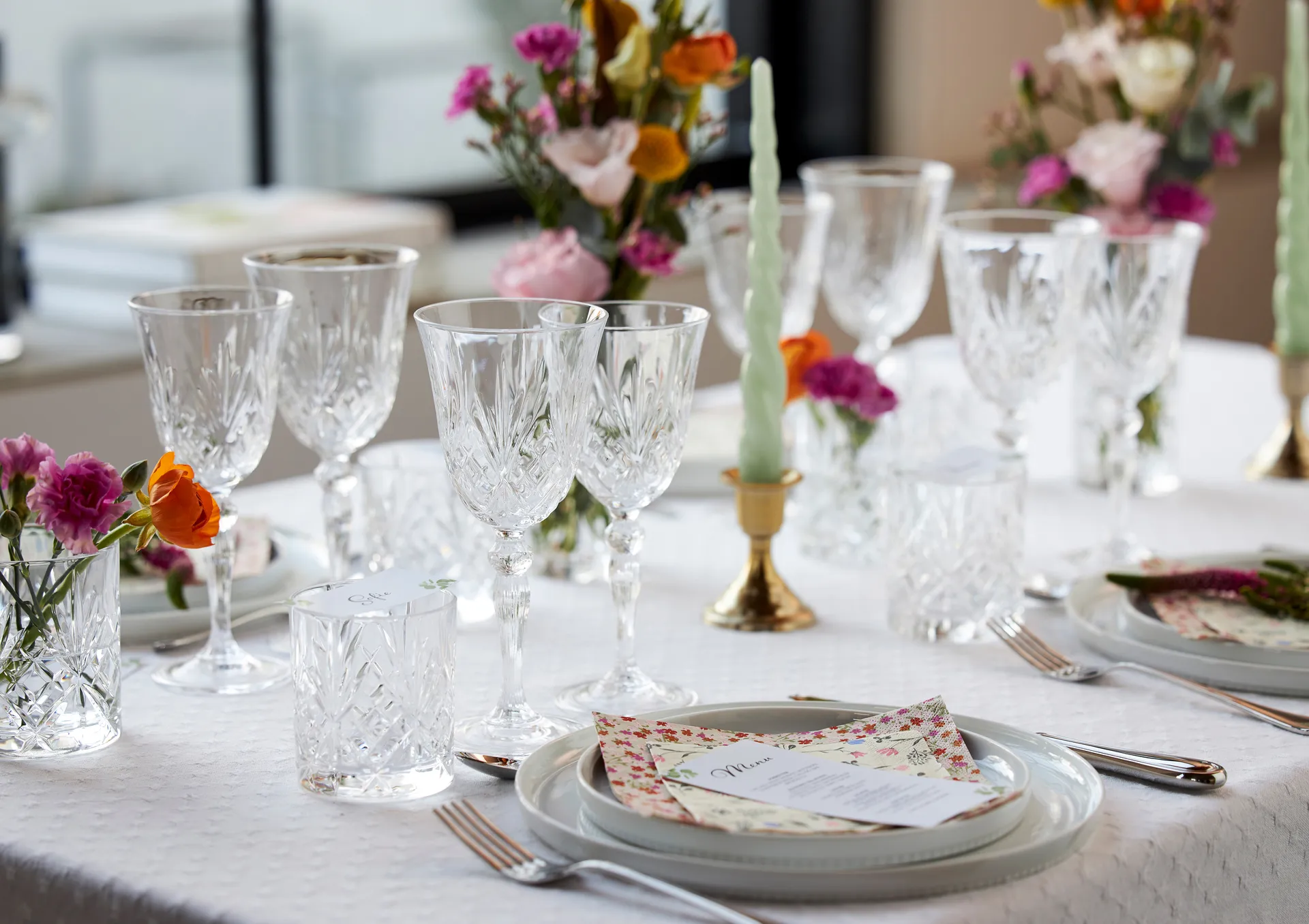 멜로디아 화이트와인잔 21 cl 4개 세트, Crystal Lyngby Glas | 링비 글라스