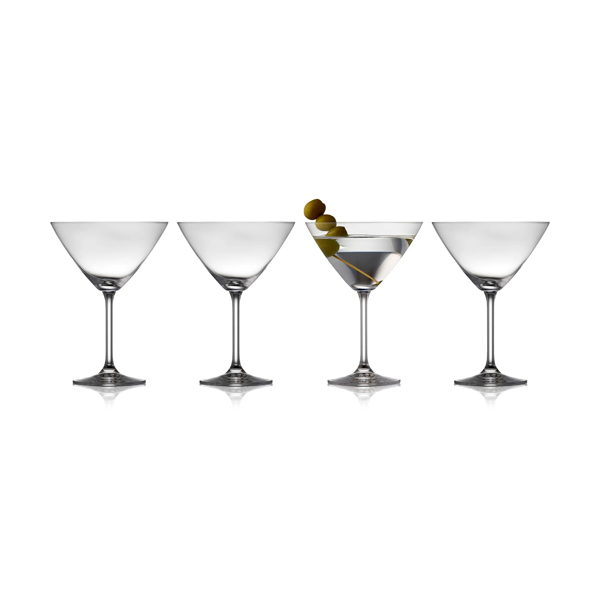 쥬벨 마티니잔 28 cl 4개 세트, Crystal Lyngby Glas | 링비 글라스