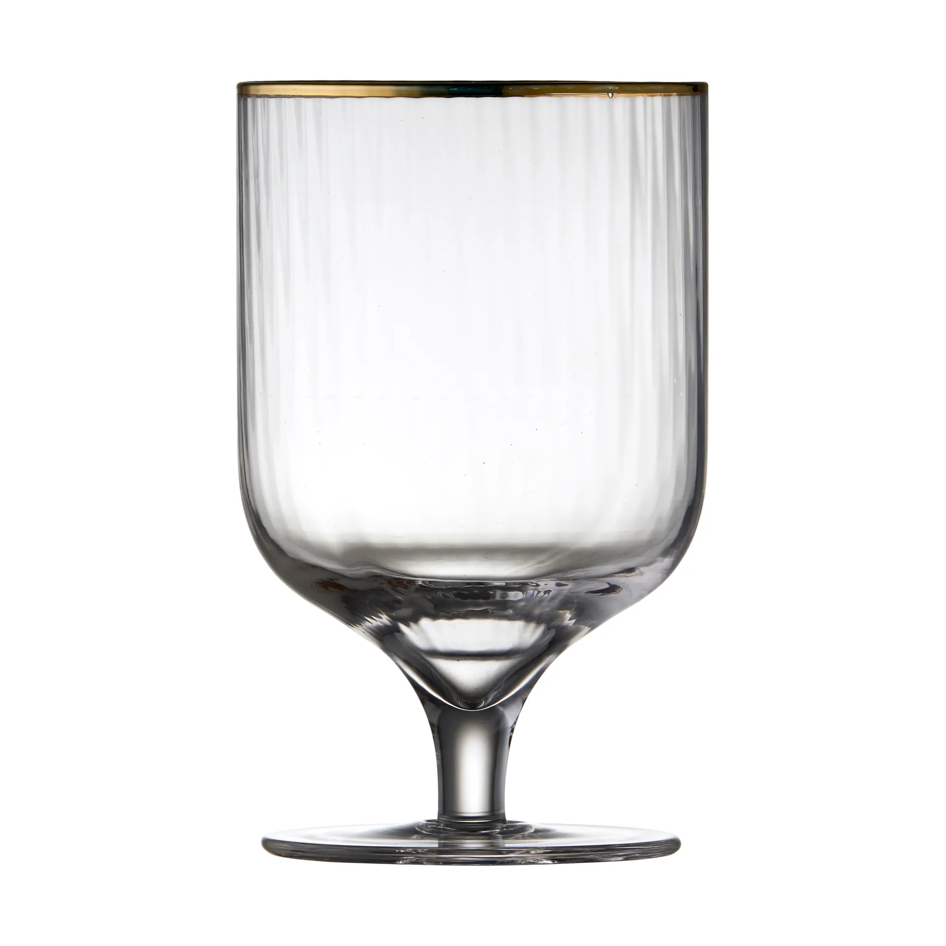 팔레르모 골드 와인잔 30 cl 4개 세트, Clear-gold Lyngby Glas | 링비 글라스