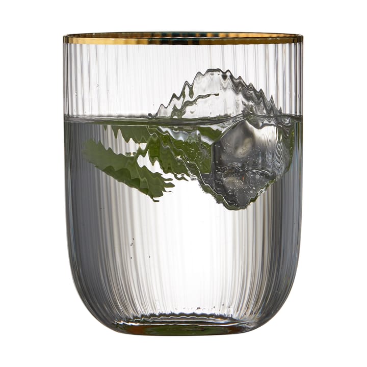 팔레르모 골드 텀블러잔 35 cl 4개 세트, Clear-gold Lyngby Glas | 링비 글라스