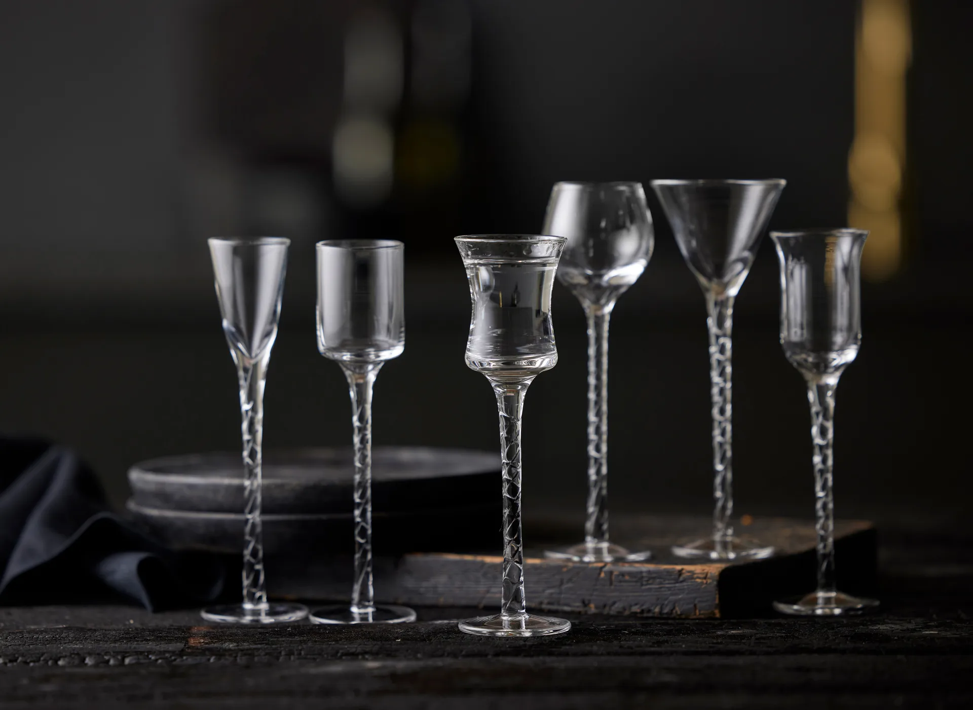 Rom 스냅스 글래스 2.5-5 cl 6개 세트, Clear Lyngby Glas | 링비 글라스