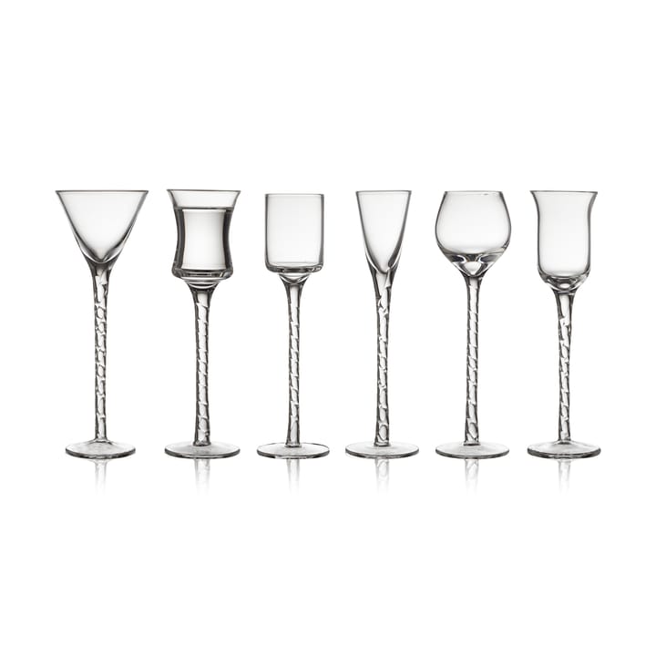 Rom 스냅스 글래스 2.5-5 cl 6 pieces - Clear - Lyngby Glas | 링비 글라스