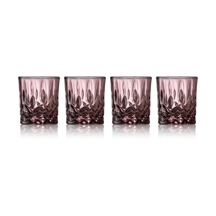 Sorrento 샷 잔 4 cl 4개 세트 - Pink - Lyngby Glas | 링비 글라스