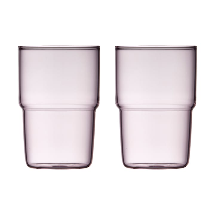 Torino 드링킹 글래스 40 cl 2개 세트 - Pink - Lyngby Glas | 링비 글라스