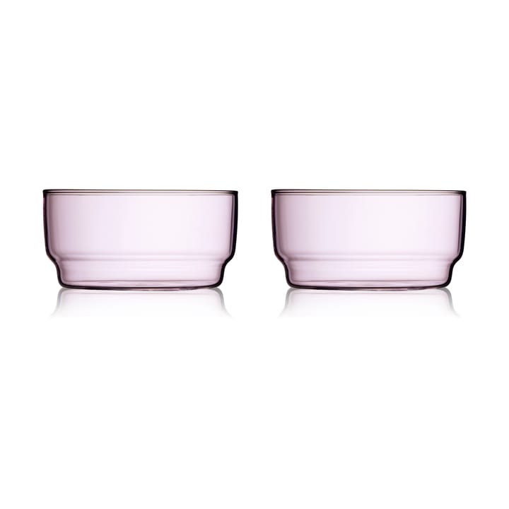Torino 보울 50 cl 2개 세트 - Pink - Lyngby Glas | 링비 글라스