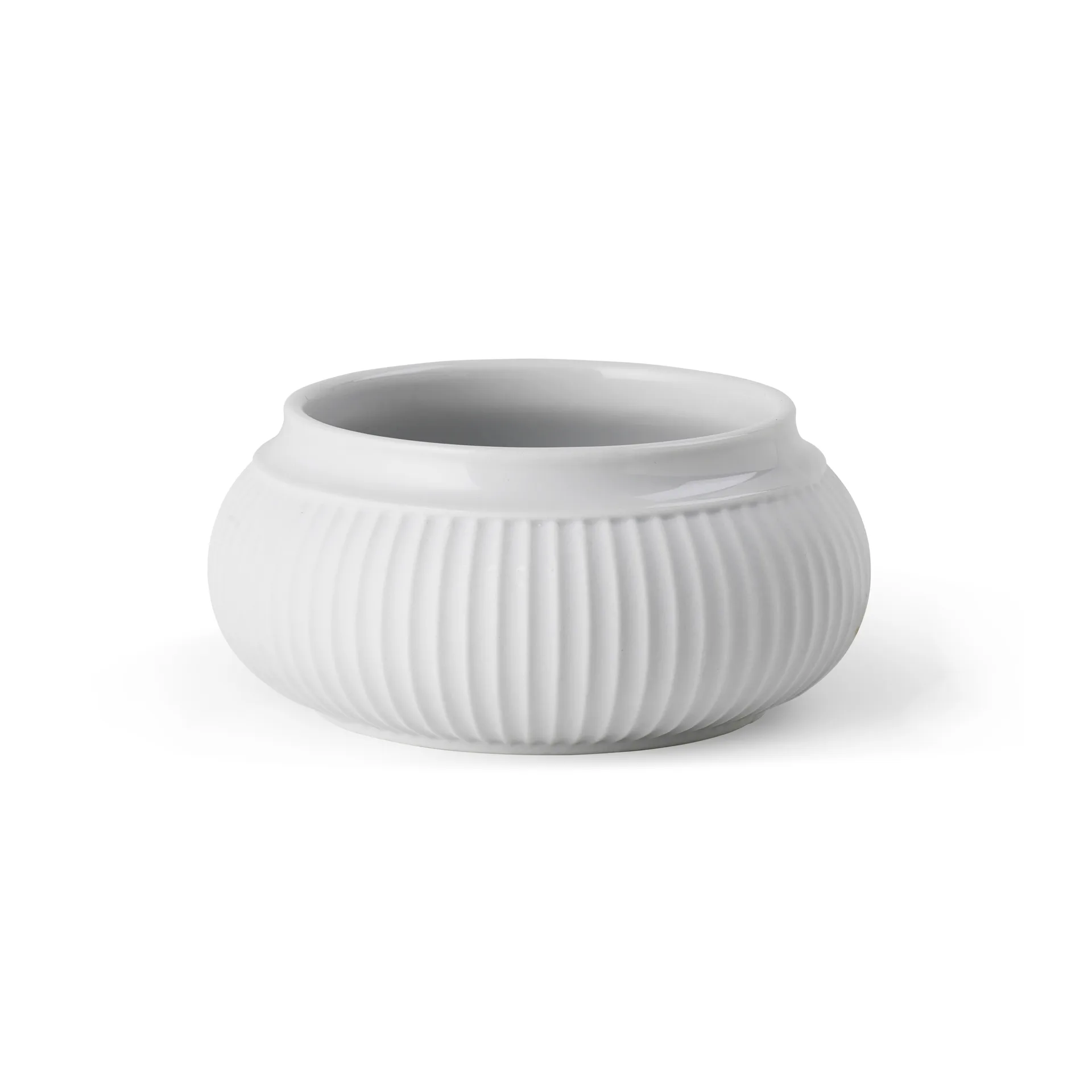 커브 블록 캔들 스틱 Ø11 cm, White Lyngby Porcelæn | 링비