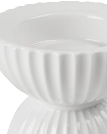 링비 튜라 블록 캔들홀더 Ø11.5 cm - White - Lyngby Porcelæn | 링비