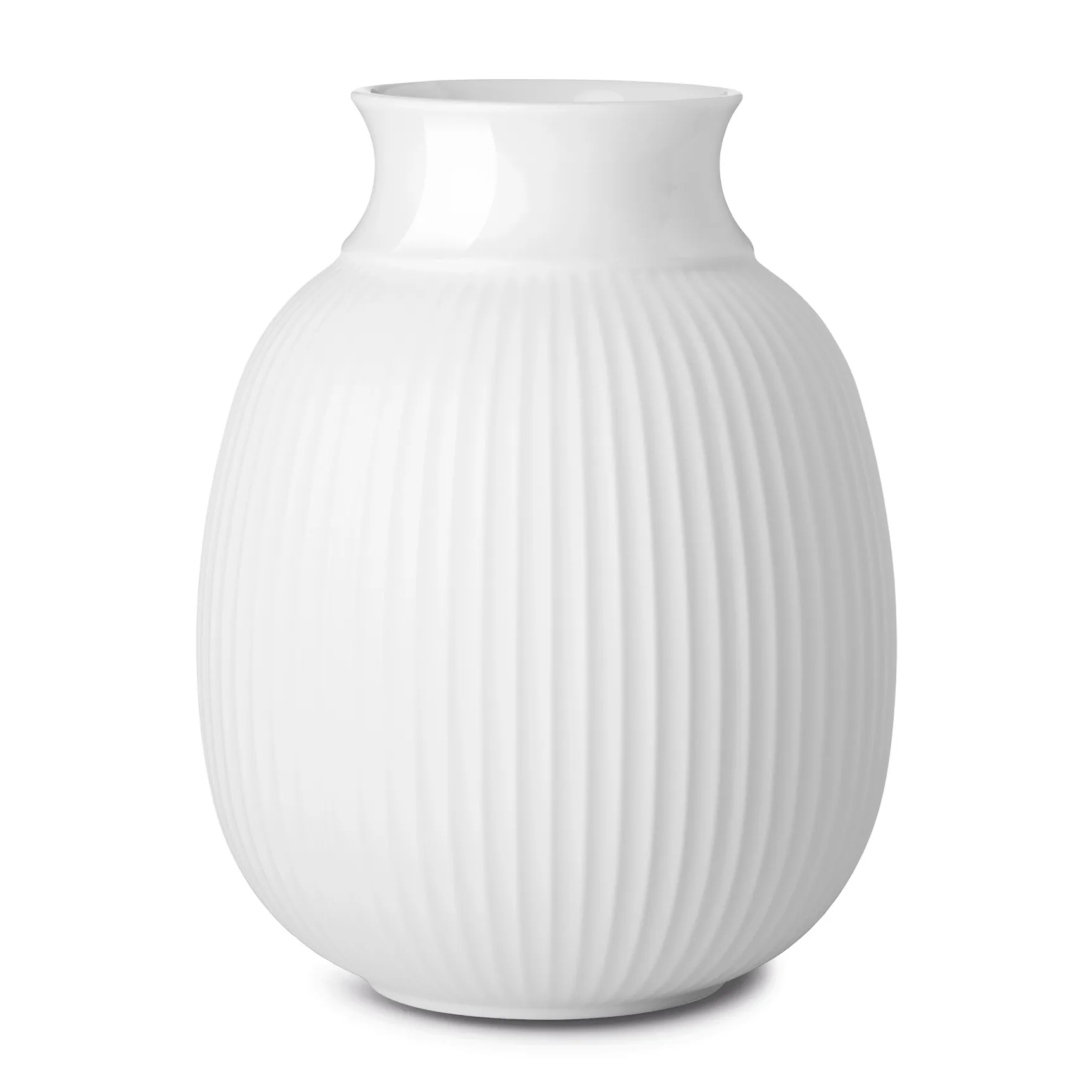 링비 커브 화병 12 cm, White Lyngby Porcelæn | 링비