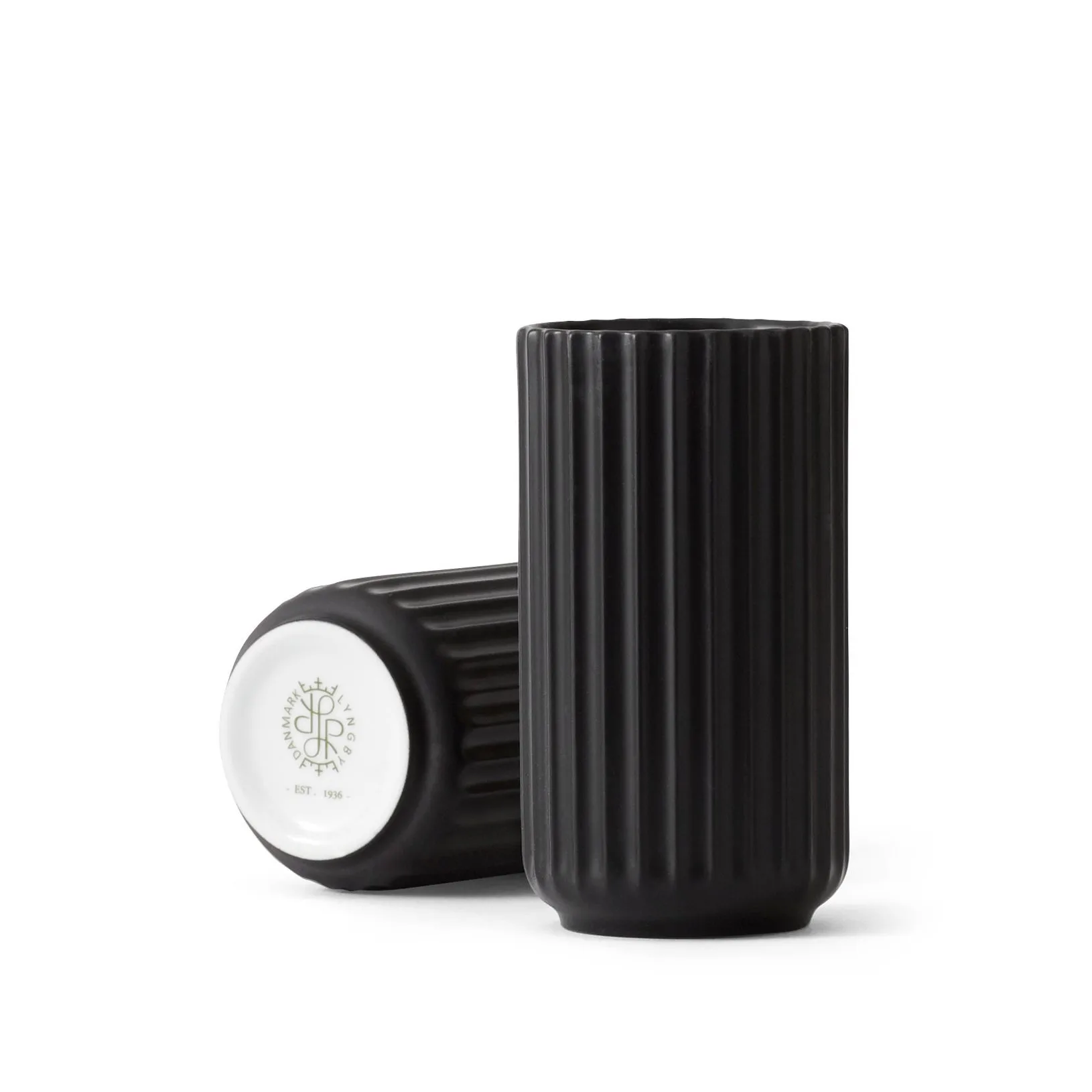 링비 화병 매트 블랙, 12 cm Lyngby Porcelæn | 링비