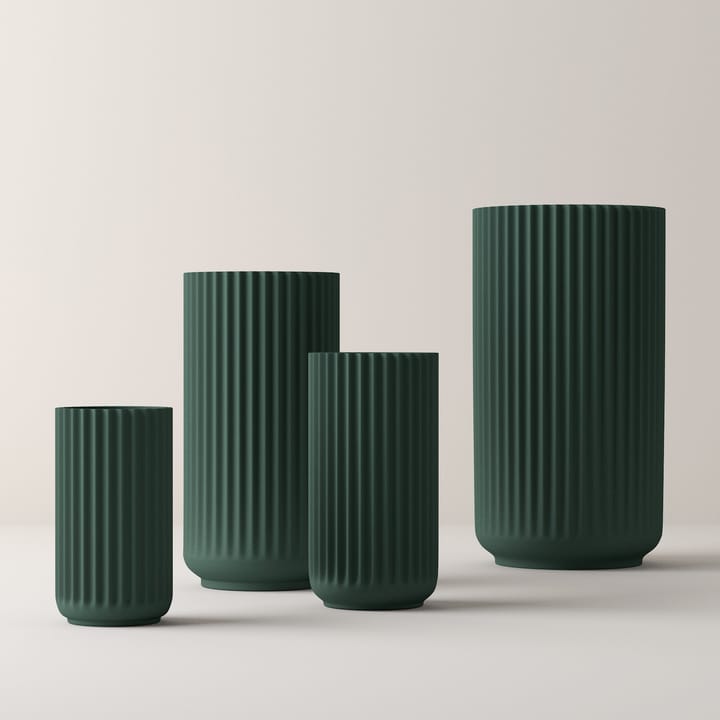 링비 화병 코펜하겐 매트 그린, 12 cm Lyngby Porcelæn | 링비