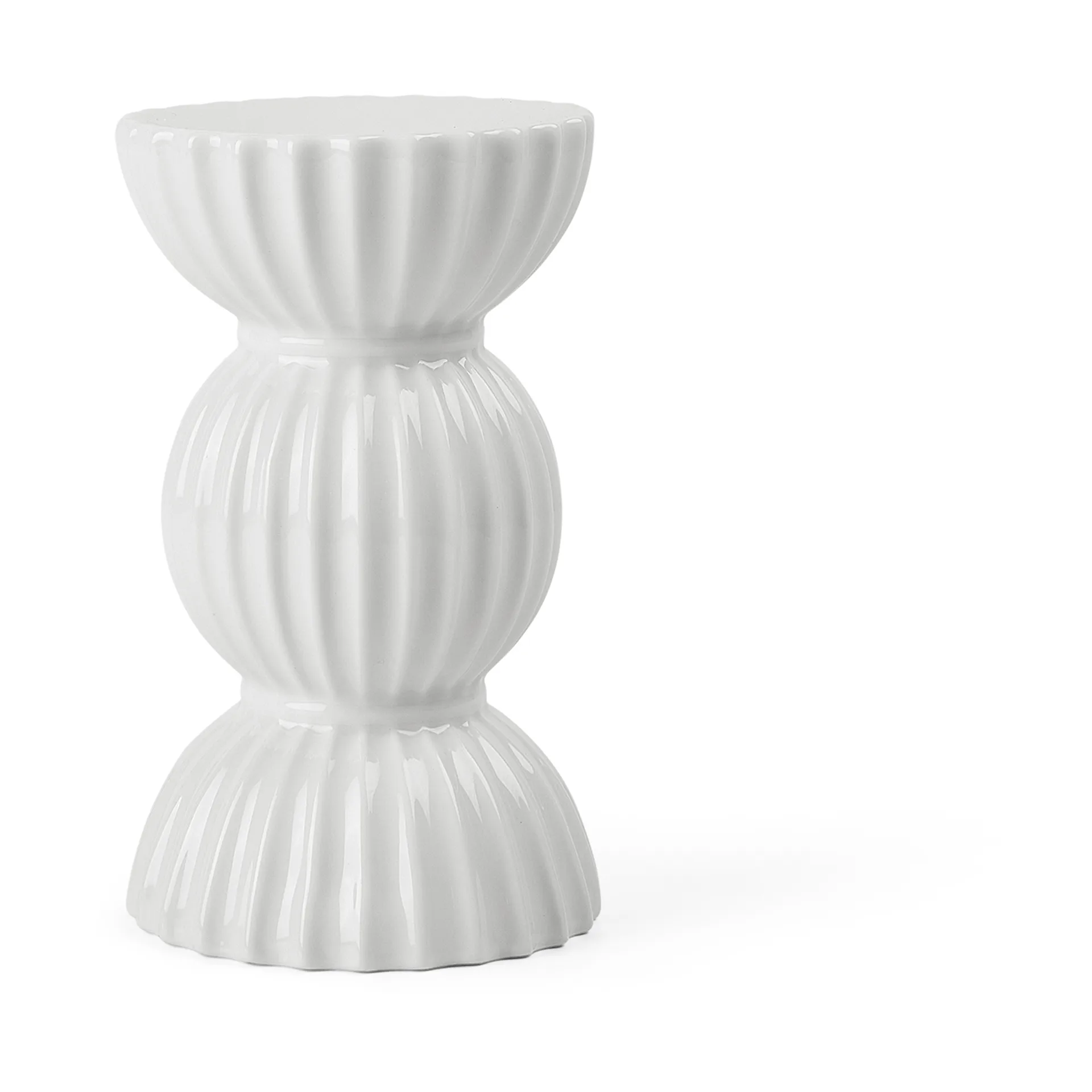 링비 튜라 캔들홀더 14 cm, White Lyngby Porcelæn | 링비