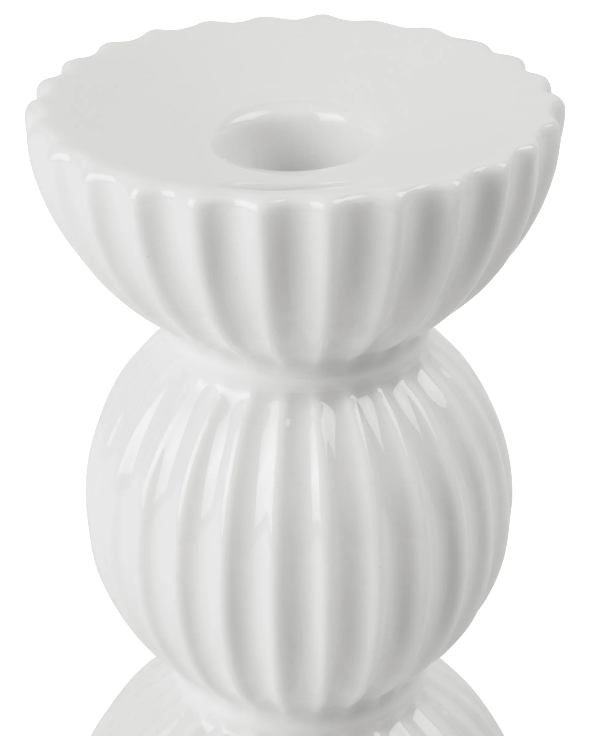 링비 튜라 캔들홀더 14 cm, White Lyngby Porcelæn | 링비