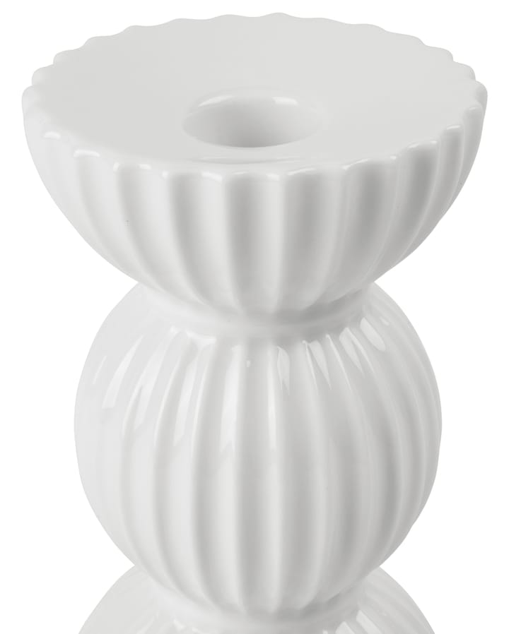 튜라 캔들홀더 14 cm - White - Lyngby Porcelæn | 링비
